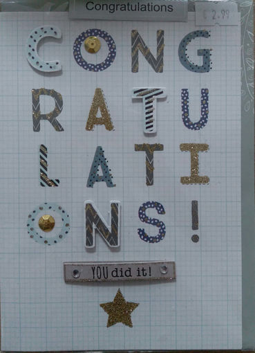 Picture of CONGRATULATIONS CARD